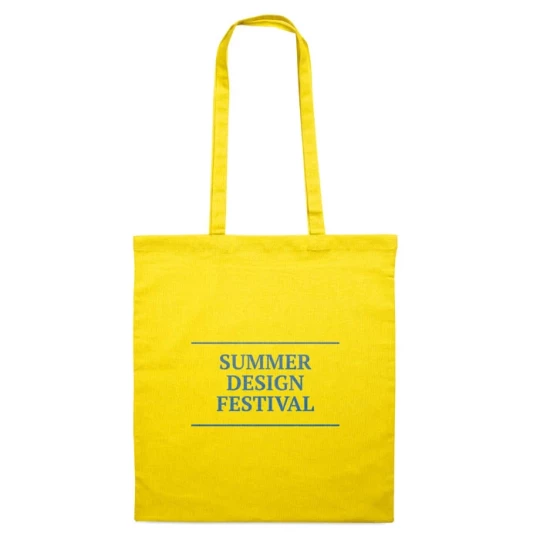 Torba na zakupy COTTONEL COLOUR+ - Żółty