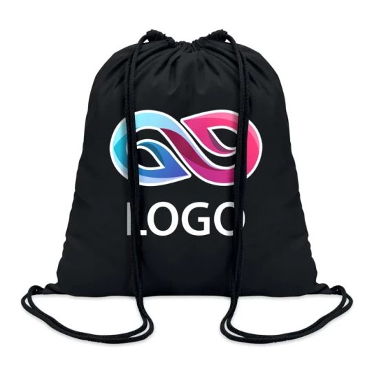 Worek bawełniany COLORED - Czarny