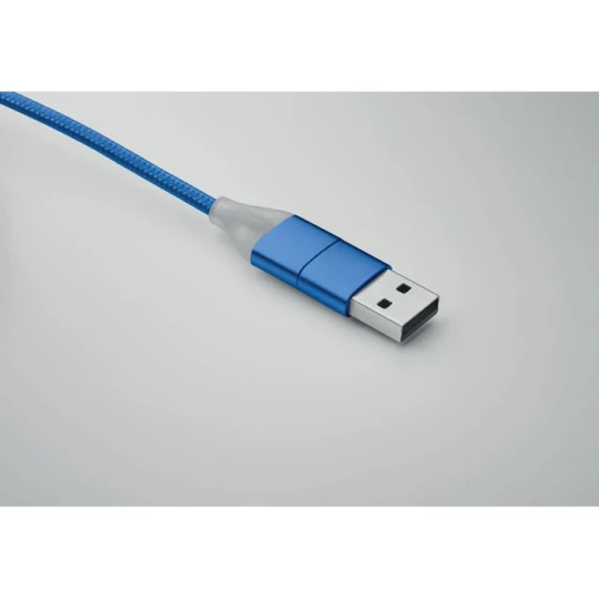 Kabel ładujący 4 w 1 typu C - BLUE - Niebieski