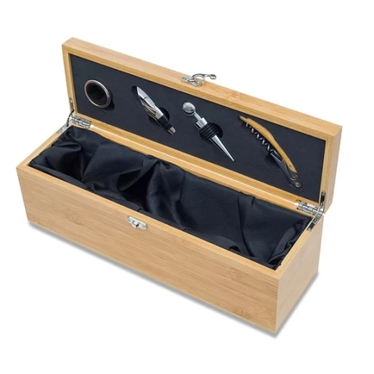 Skrzynka na wino z akcesoriami Garda - Beżowy