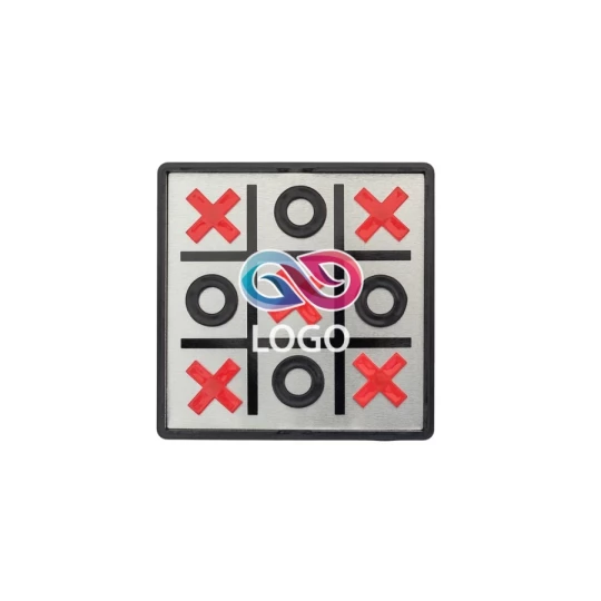 Magnetyczna gra kółko i krzyżyk - Czarny