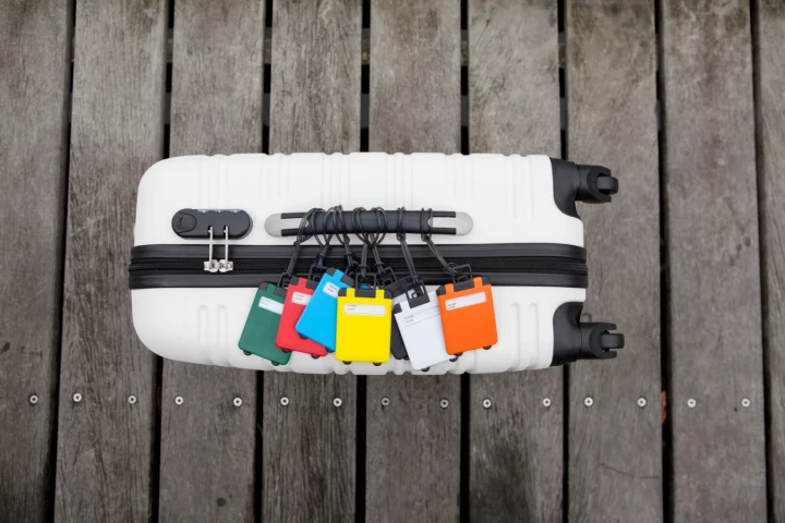 Zawieszka do bagażu - Błękitny