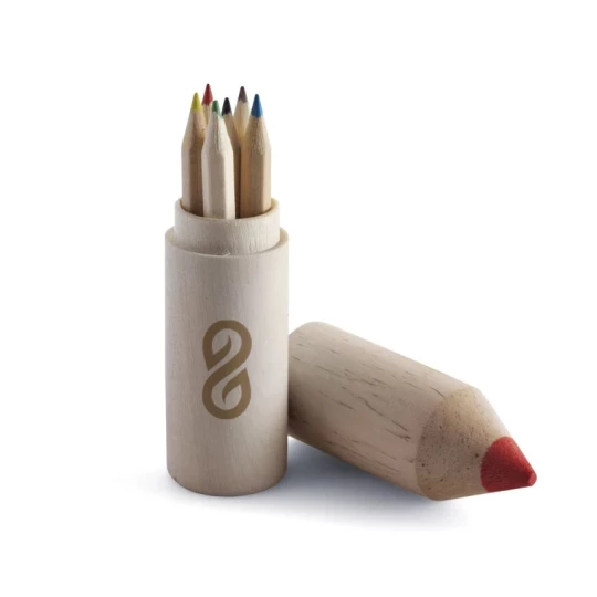 Zestaw kredek Mateo - drewno
