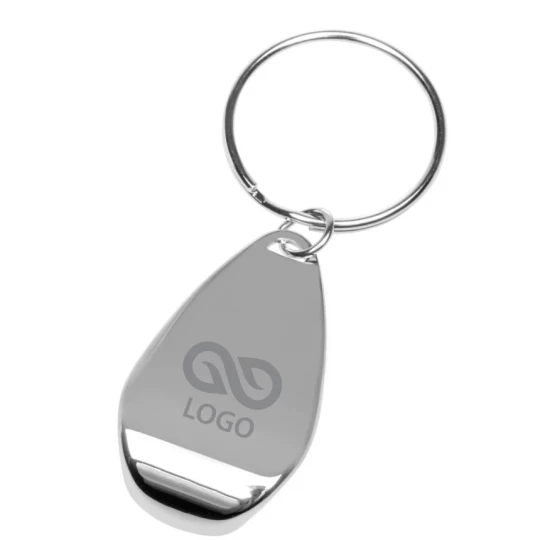 Brelok do kluczy, otwieracz do butelek Madison - Srebrny