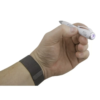 Długopis, lampka LED - Biały