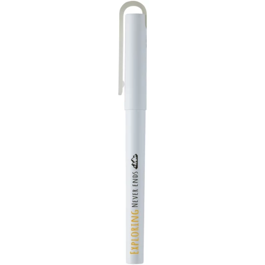 Długopis żelowy z tworzywa PET z recyklingu - Czarny