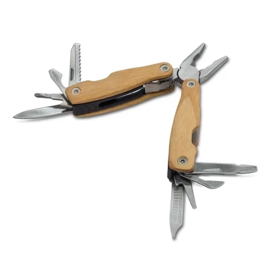 Mini multitool Exton - Brązowy