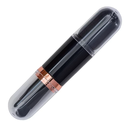 Pędzelki do makijażu w etui Bella - Czarny