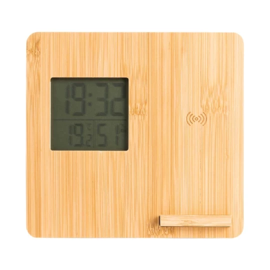 Stacja pogodowa z ładowarką Hixon - Beżowy