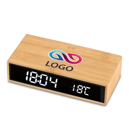 Ładowarka indukcyjna z zegarem i termometrem Conti - Beżowy