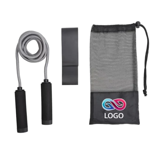 Zestaw do fitness Action - Czarny