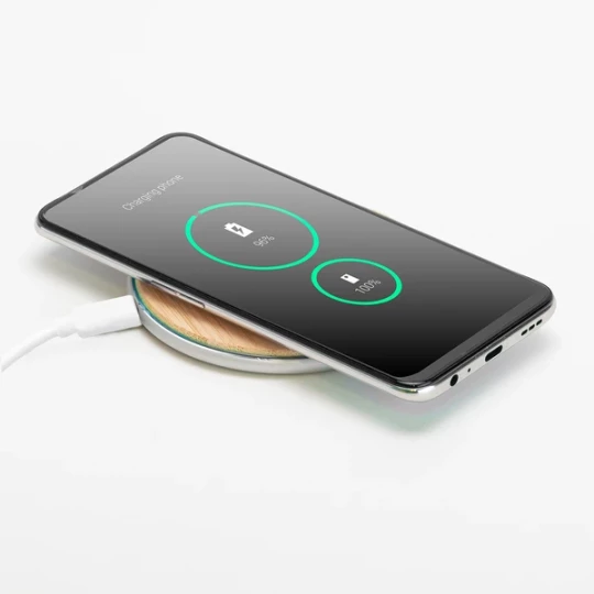 Ładowarka indukcyjna Top Bamboo - Brązowy