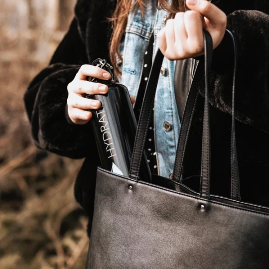 Bidon aluminiowy Easy Tripper 800 ml - Czarny