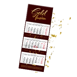 Kalendarz Premium złoto