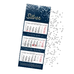 Kalendarze Premium srebro