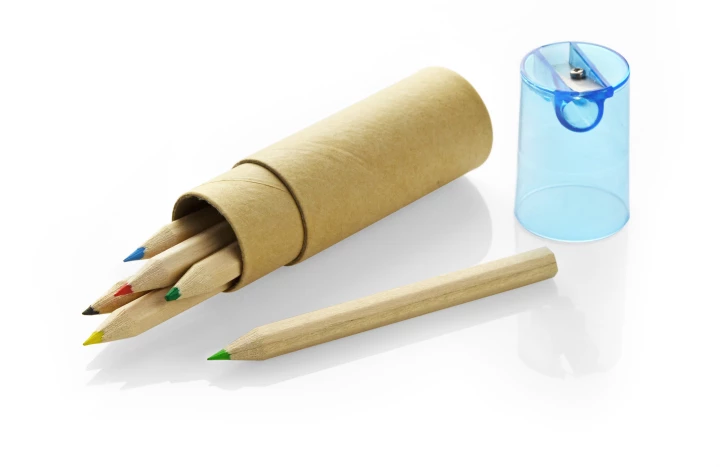 Kredki z temperówką 6 szt. FARVE 