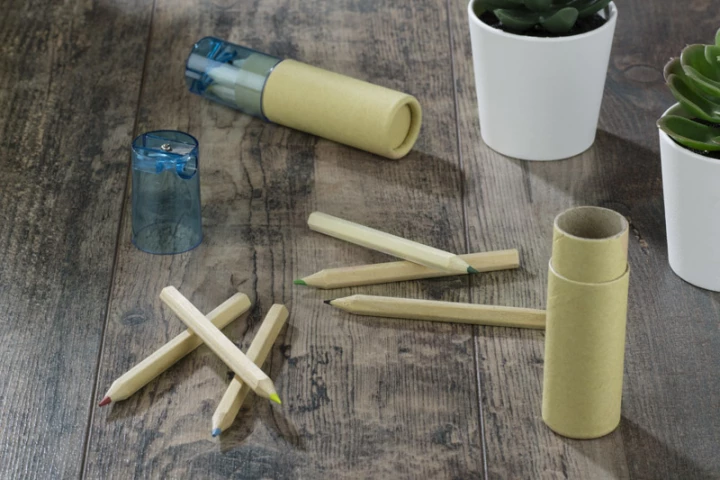 Kredki z temperówką 6 szt. FARVE 