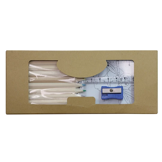 Kredki z kolorowanką DECOR 