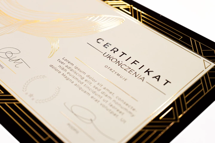 Dyplomy/Certyfikaty Premium