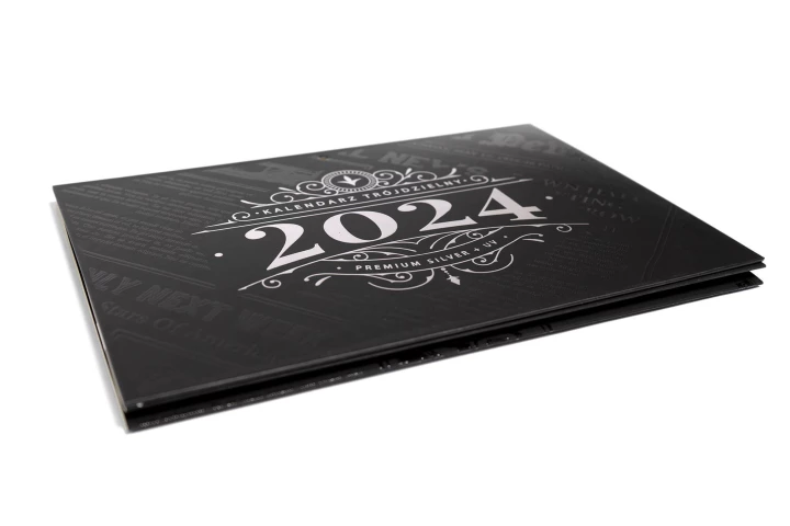 Kalendarz Premium złoto/srebro+UV