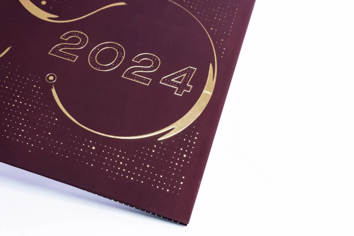 Kalendarz Premium złoto