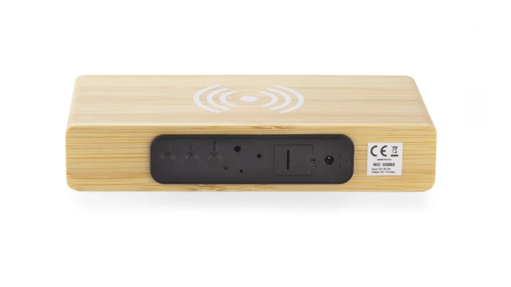 Zegar na biurko z ładowarką indukcyjną INDUCTO 