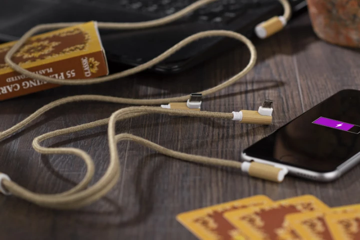 Kabel USB 3 w 1 FLAX 