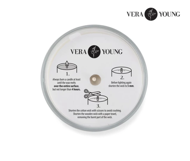 Świeca sojowa 170g - Plum & Patchouli - VERA YOUNG 