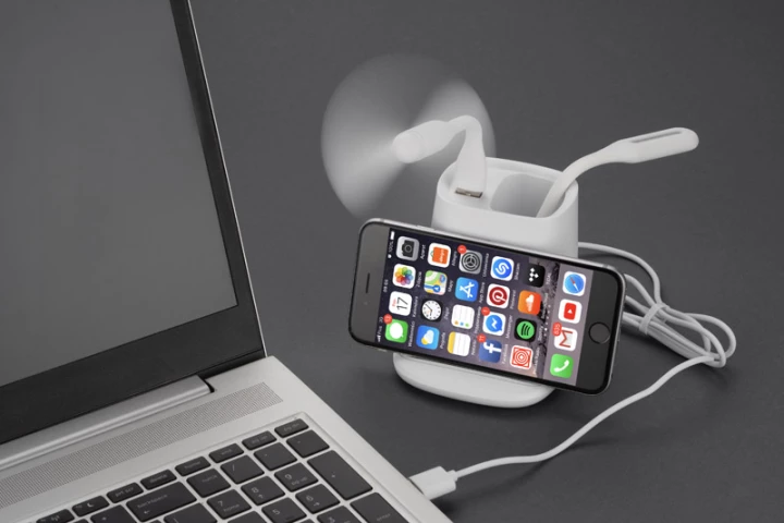 Przybornik z ładowarką indukcyjną (5W) BERGO II 