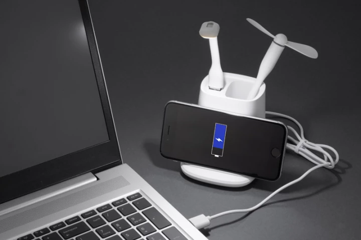 Przybornik z ładowarką indukcyjną (5W) BERGO II 