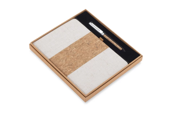 Zestaw - notes z długopisem CALMO 