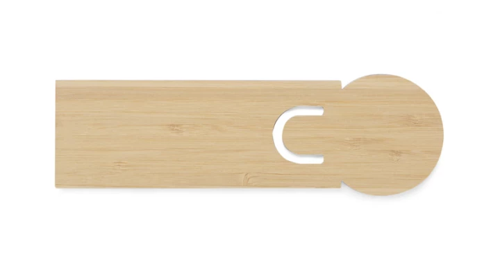 Linijka bambusowa z karteczkami BEMO 