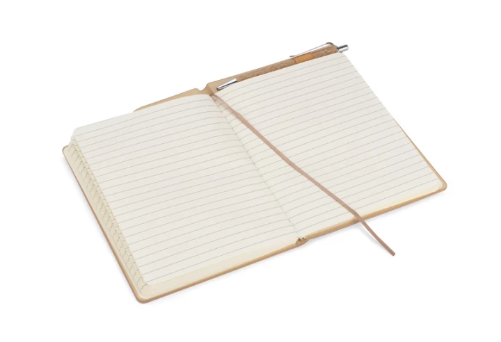 Notes korkowy z długopisem TESSO A5 