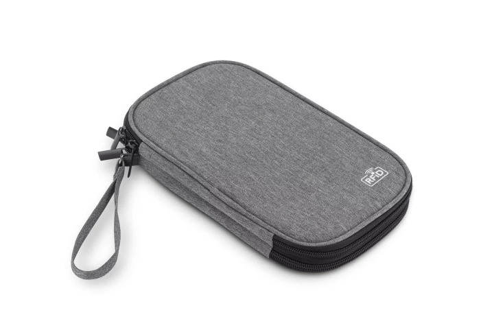 Portfel podróżny rPET CHILLGO, RFID 