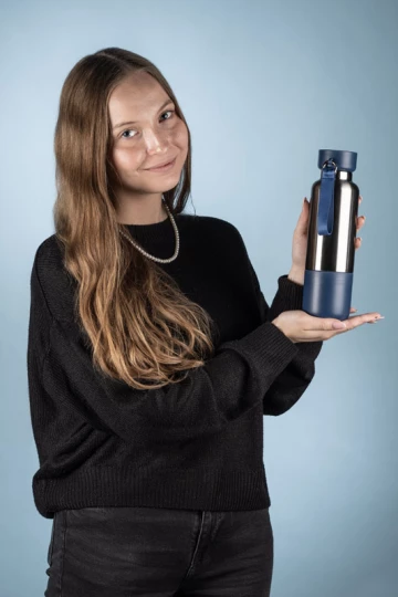 Butelka termiczna ze smyczką RON 500 ml 