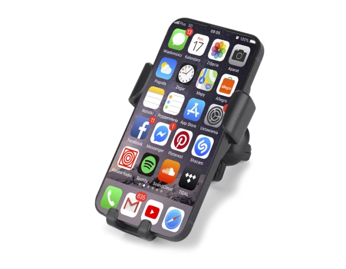 Uchwyt do telefonu z ładowarką indukcyjną GARI 15W USB-C 