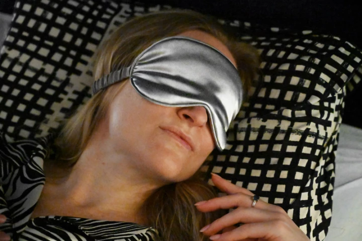 Opaska na oczy do spania VELURO 