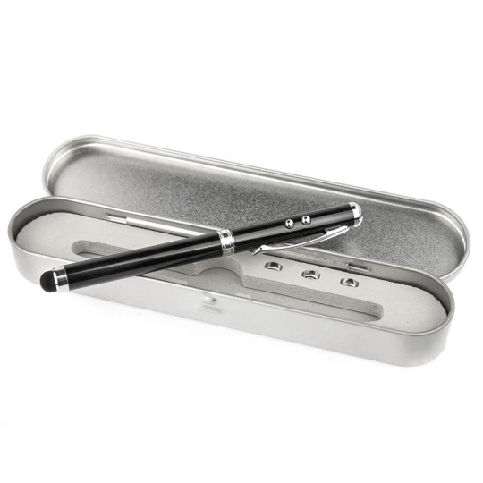 Długopis w etui Laser - Czarny