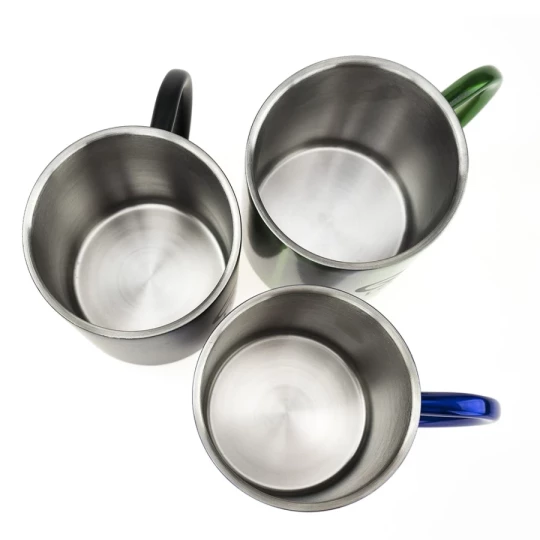 Kubek Stalowy Hugo - Niebieski