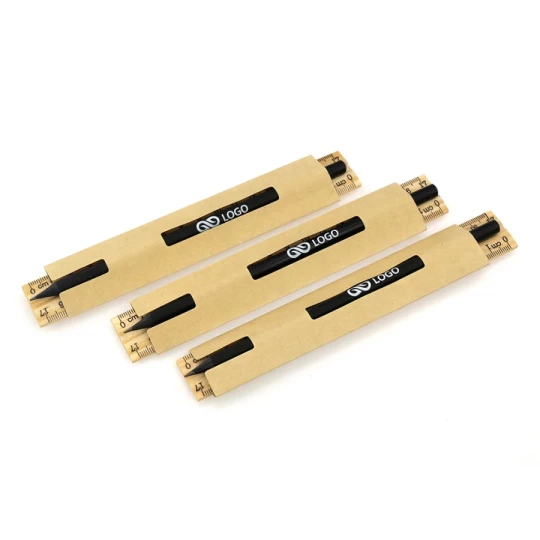 Zestaw ołówek+linijka Ezra