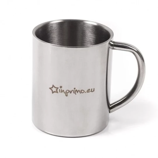 Kubek Stalowy - Srebrny