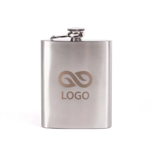 Piersiówka 200ml - Srebrny