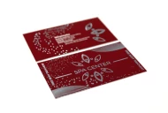 Wizytówki ze srebrzeniem