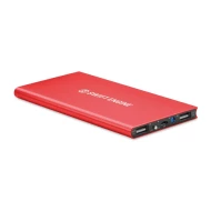 Power bank 8000mAh - POWERFLAT8 - Czerwony
