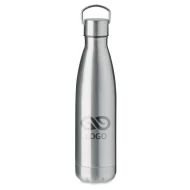 Butelka dwuścienna 500ml MATIS - srebrny mat