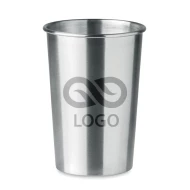 Kubek 350ml BONGO - srebrny mat