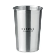 Kubek 350ml BONGO - srebrny mat