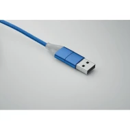 Kabel ładujący 4 w 1 typu C - BLUE - Niebieski