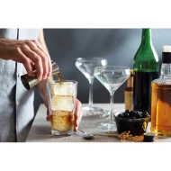 Stalowa miarka barmańska FRIZEN - srebrny mat