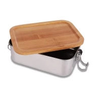 Stalowy lunch box 800 ml Somerton - Srebrny